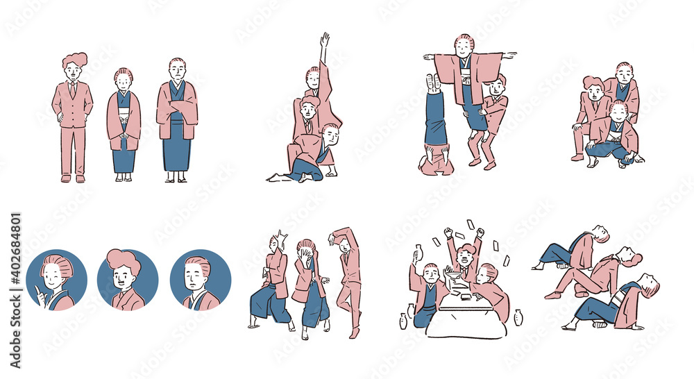 お金の偉人イラスト Stock Vector Adobe Stock