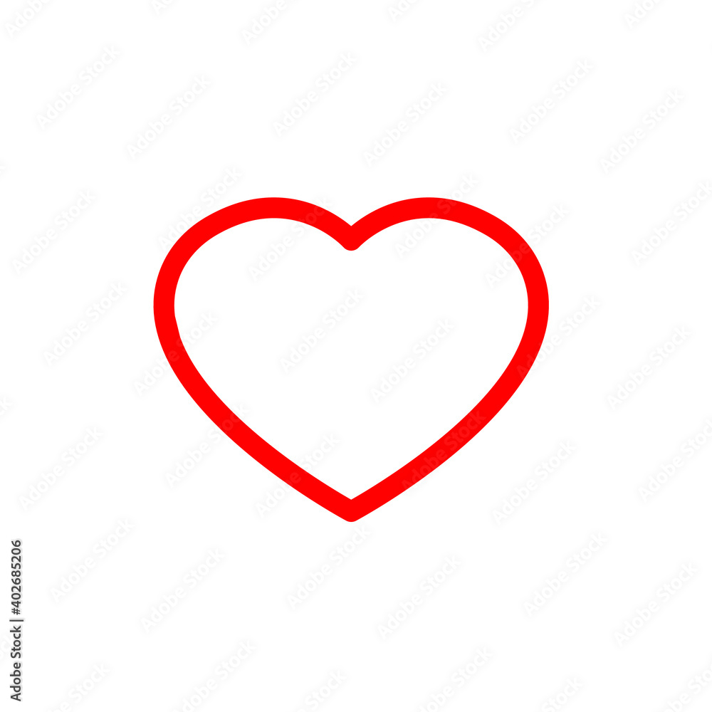 love icon . love illustration for website. Perfect use for web, pattern, design, icon, ui, ux, etc.