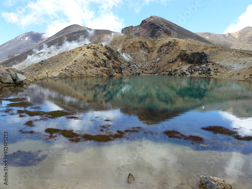 Blue Lake im Tongariro Nationalpark, Neuseeland
