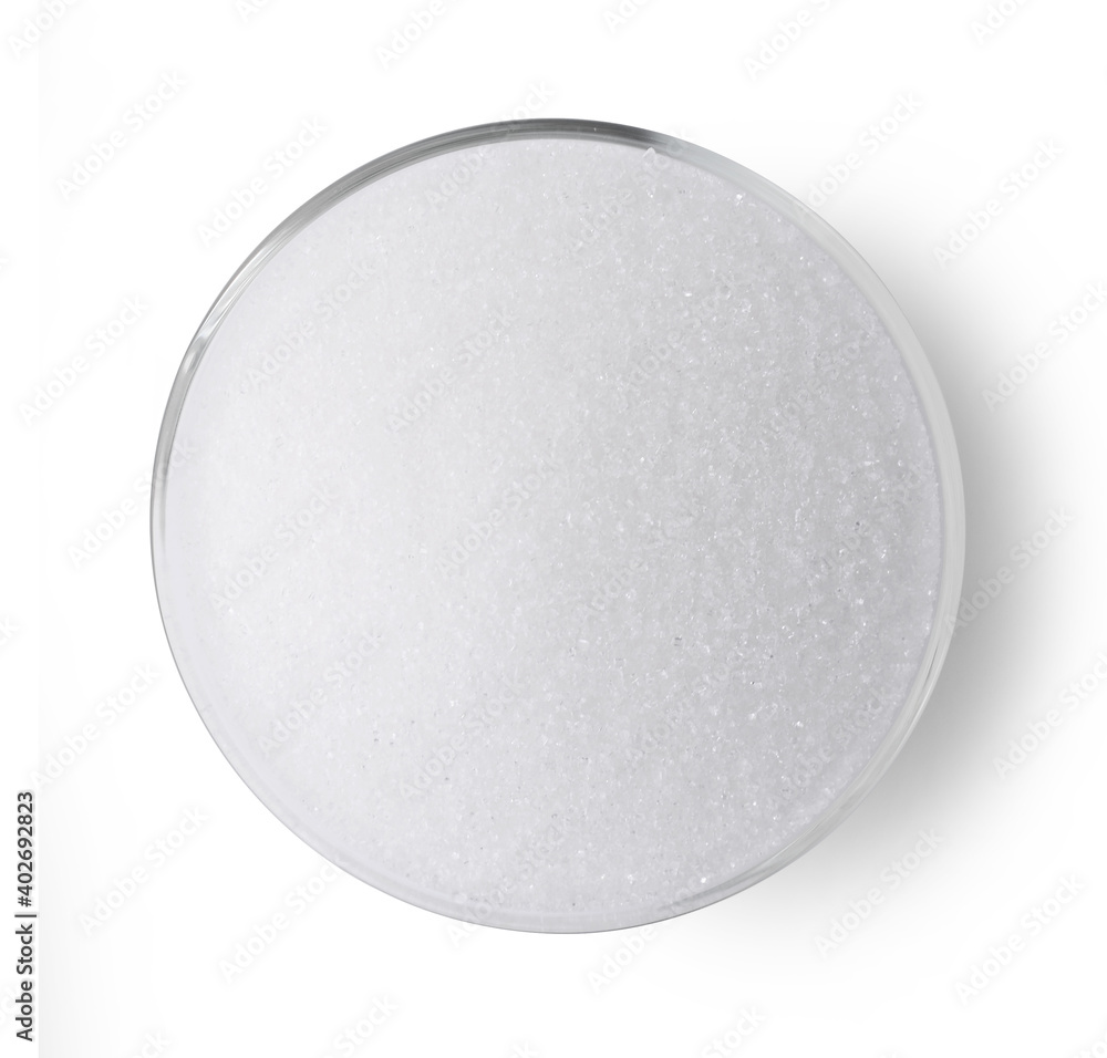 sugar isolated on white background. sugar isolated on white background.