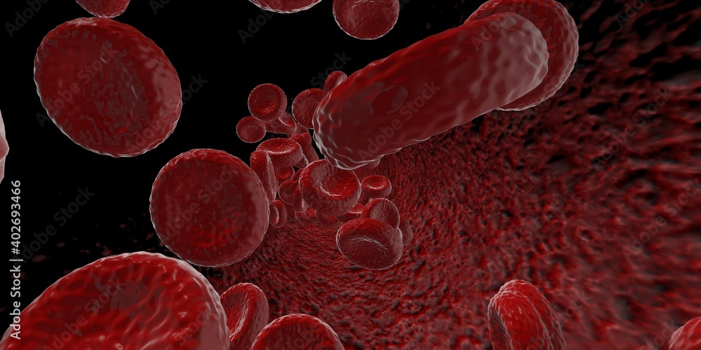 3D Rendering Red Blood Cells Stock Image 3D Rendering Red Blood Cells Stock Image