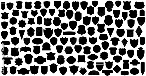 Black Shields Set, 120 shields