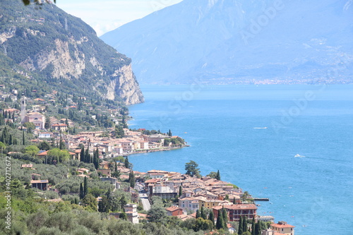 Scenic view of Lake Garda in Northern Italy