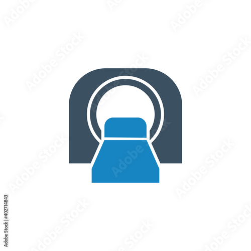 tomography icon vector on white background, tomography trendy fi