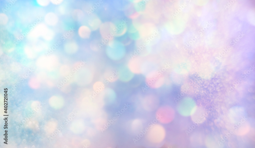 Obraz premium 淡い青から紫へ 泡