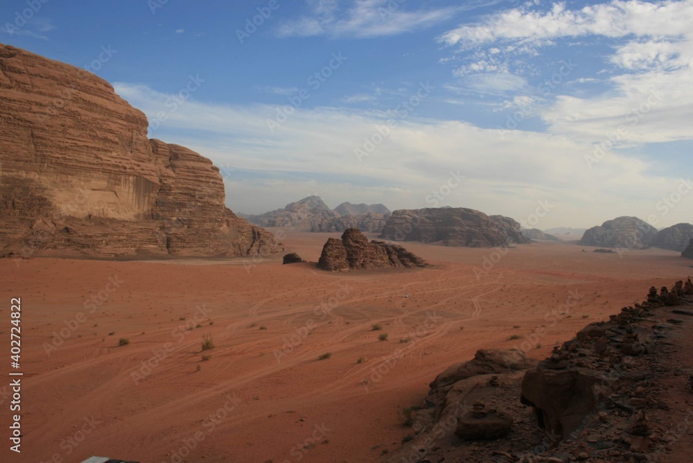 Naklejka premium valley in the desert