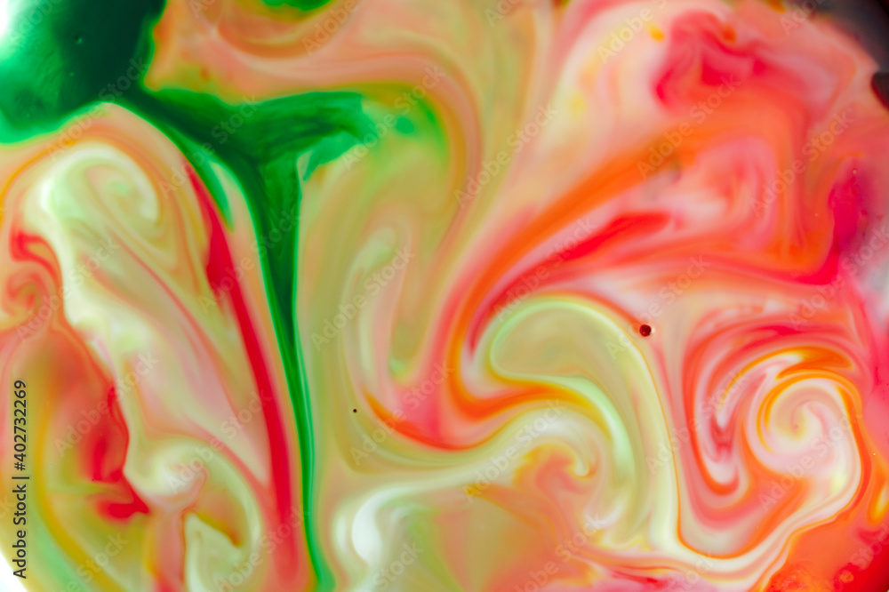 Abstract images of multiple colors mixed together to form a pattern. Abstract images of multiple colors mixed together to form a pattern.