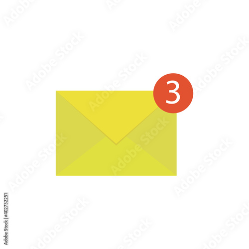 Vector email icon. Vector illustration.