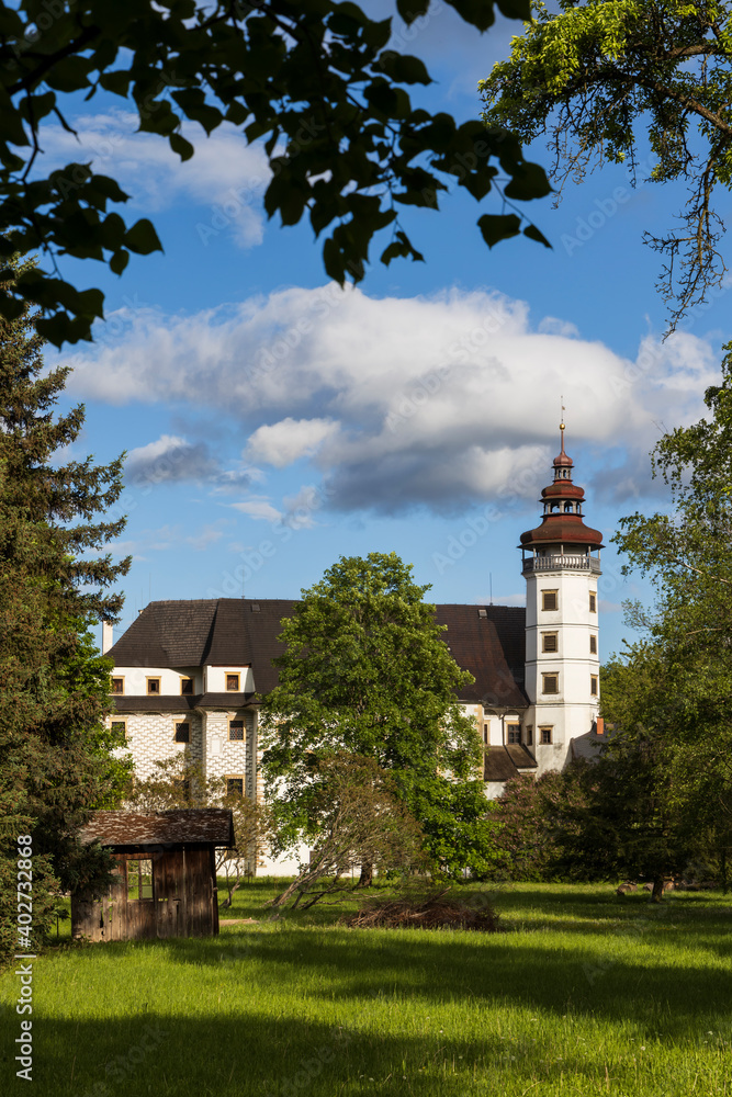 Velke Losiny castle in Northern Moravia, Czech Republic