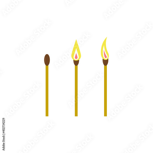 Matches icon. Vector illustration.