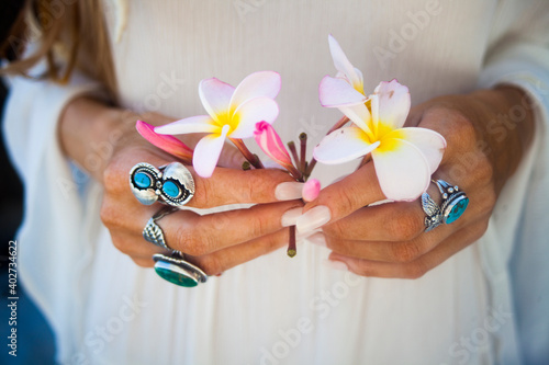 Flowers in my hands