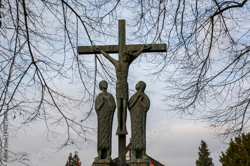 Kreuz auf dem Friedhof photo