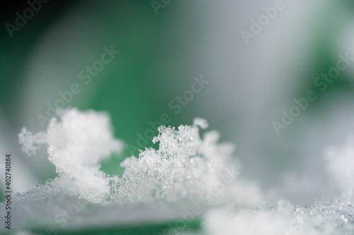 Textile textures with water drops and snow macro abstract