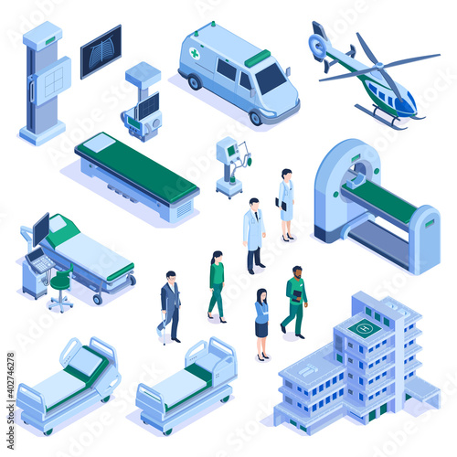 Hospital Isometric Set