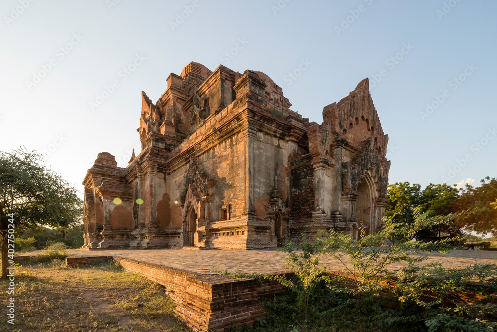 Landscape with a Stupa in Bagan Myanmar 