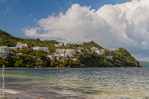 Coastal development on Boracay island, Philippines