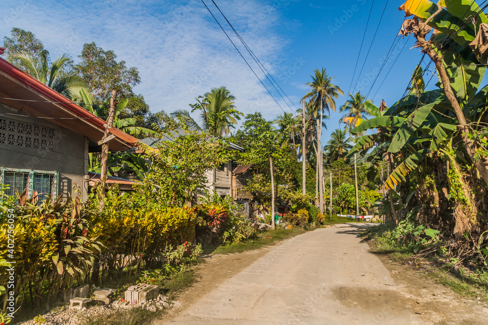 Camayaan village on Bohol island, Philippines