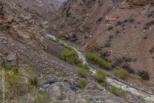 River in Alamut valley in Iran