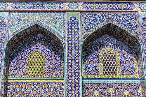 Decorativ walls of Sheikh Safi Al-Din Ardabili Shrine in Ardabil, Iran
