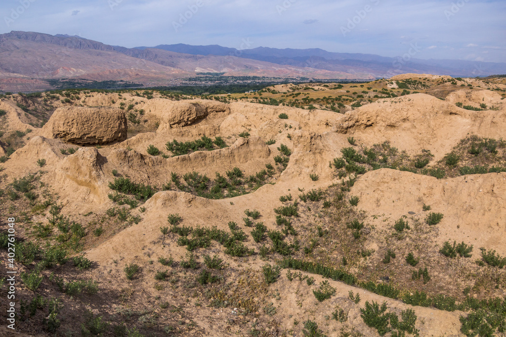  Ruins of Ancient Penjikent in Tajikistan