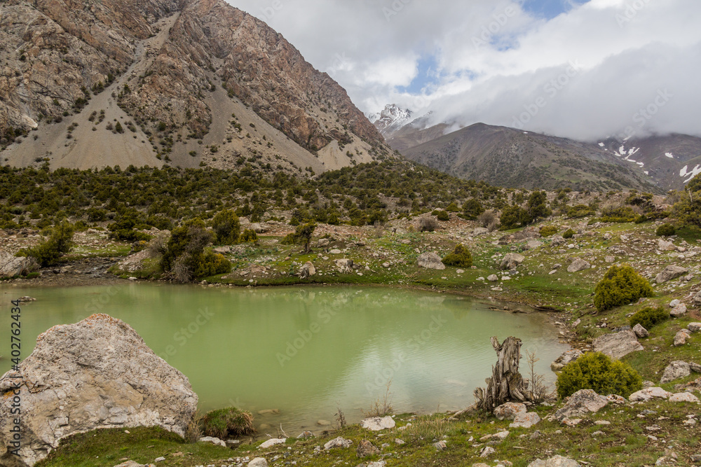 Kulikalon lakes in Fann mountains, Tajikistan