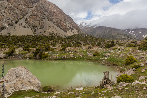 Kulikalon lakes in Fann mountains  Tajikistan