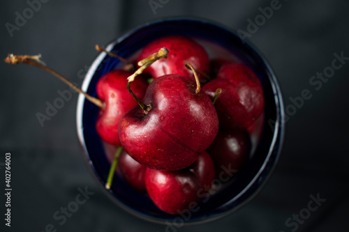  fresh cherries ready to eat and as a recipe