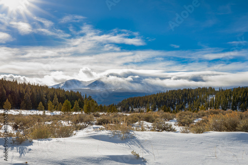 Storm over Mount Massive at Leadville, Colorado