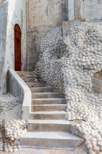 stairs in the old castle