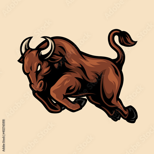 Angry bull