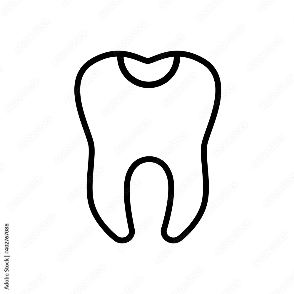 tooth isolated on white background tooth isolated on white background