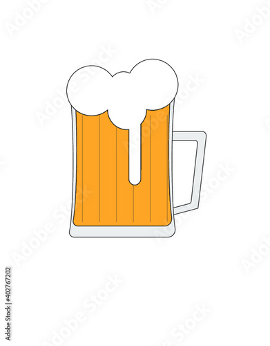 Beer icon, beer mug