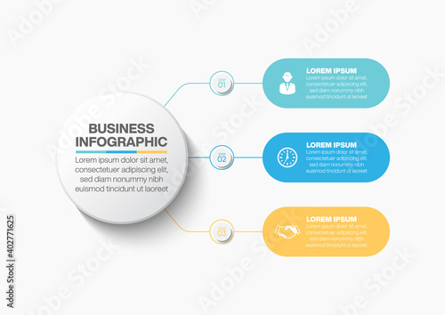 Business circle. timeline infographic icons designed for abstract background template milestone element modern diagram process technology digital marketing data presentation chart Vector