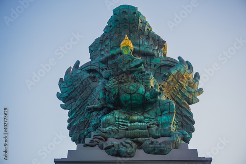 Huge statue of Garuda at Garuda Wisnu Kencana Cultural Park in Bali