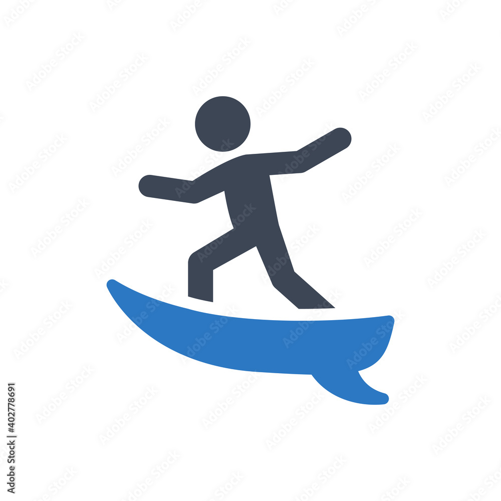 Surfing icon Surfing icon