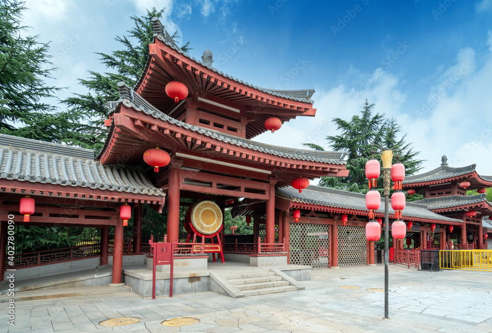 Classical architecture in Xi'an, Shaanxi Province, China. Classical architecture in Xi'an, Shaanxi Province, China.