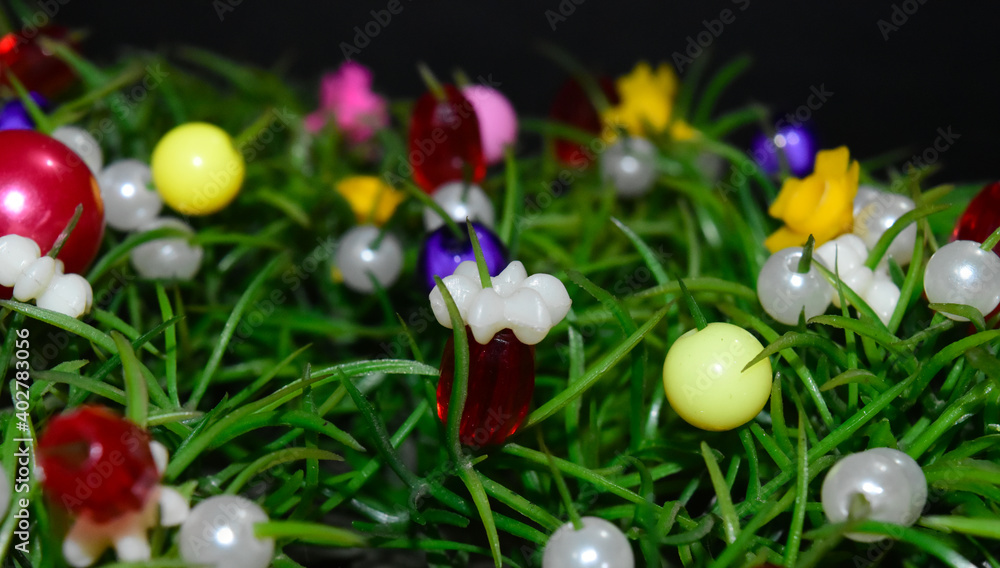 Obraz premium colourful plastic objects unique photo