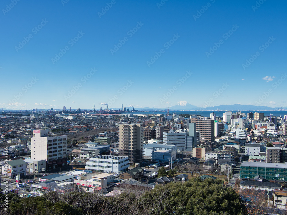 木更津きみさらづタワーから観た景色