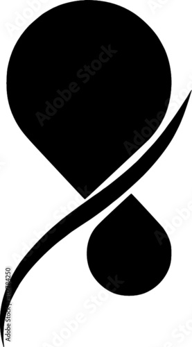black and white bubble,isolated, black, symbol, music, spoon, white, note, abstract, sign, illustration, love, art, heart, concept, silhouette, icon, glass