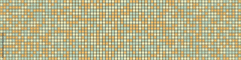 Fototapeta premium Abstract Geometric Pattern generative computational art illustration