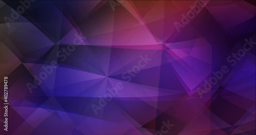 4K looping dark blue, red animated moving slideshow. Shining colorful animation in simple style. Screen saver for tech devices. 4096 x 2160, 30 fps. Codec Photo JPEG.