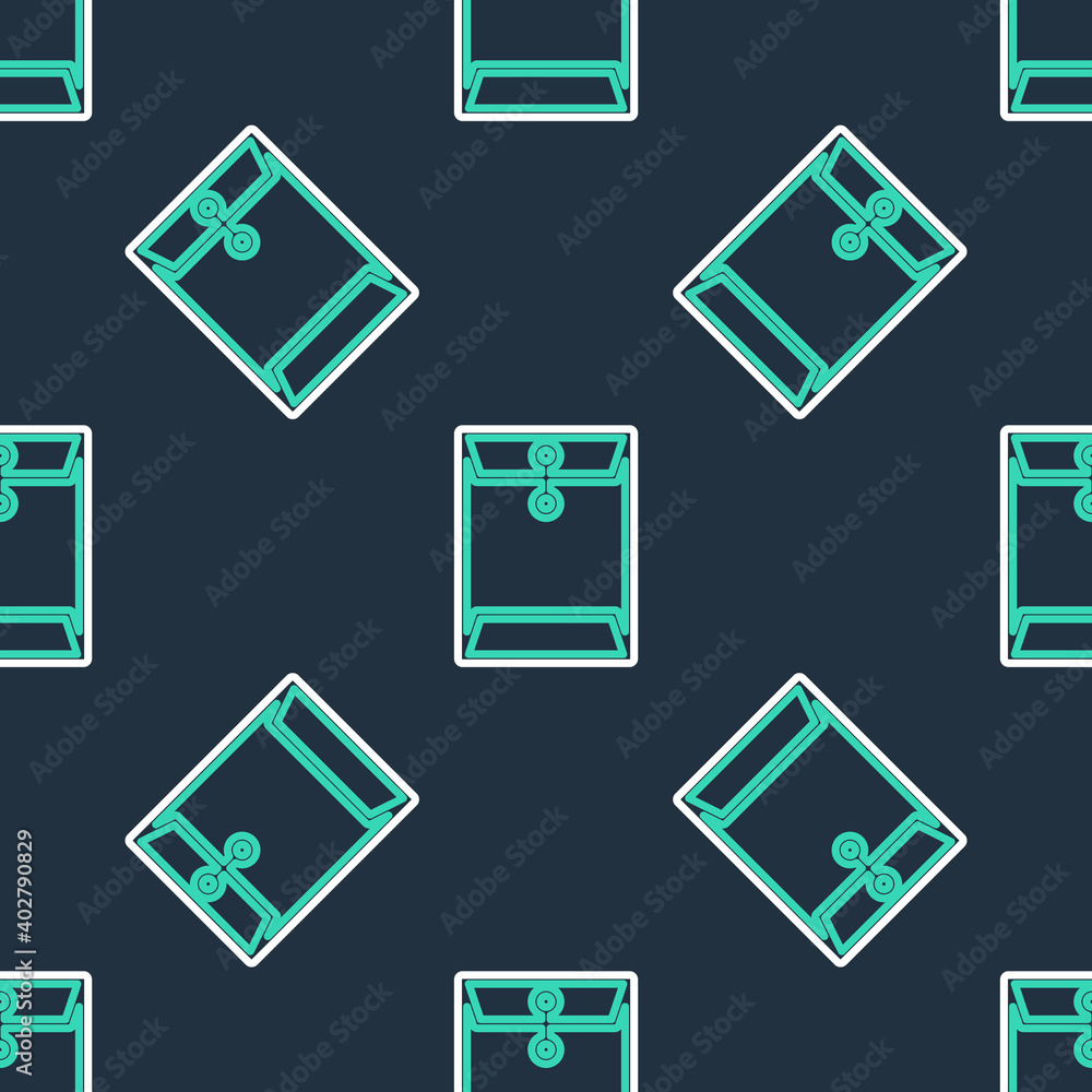 Line Envelope icon isolated seamless pattern on black background. Email message letter symbol. Vector. Line Envelope icon isolated seamless pattern on black background. Email message letter symbol. Vector.