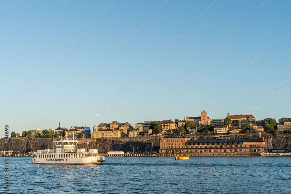 panorama of the town of stockholm