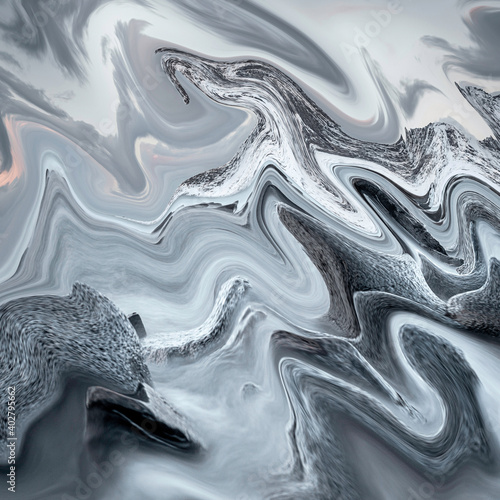 abstract grey background with waves