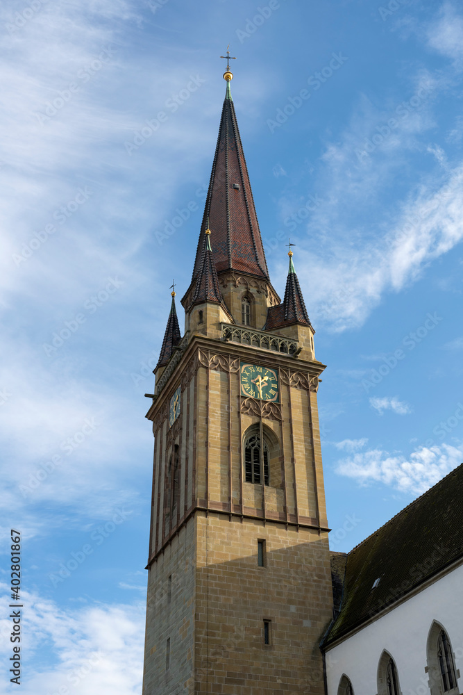 Der Glockenturm vom Radolfzeller Münster 
