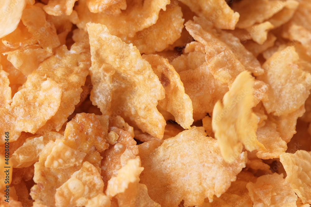 Cornflakes with sugar icing Cornflakes with sugar icing