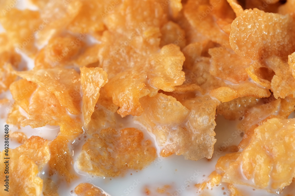 Cornflakes with sugar icing Cornflakes with sugar icing
