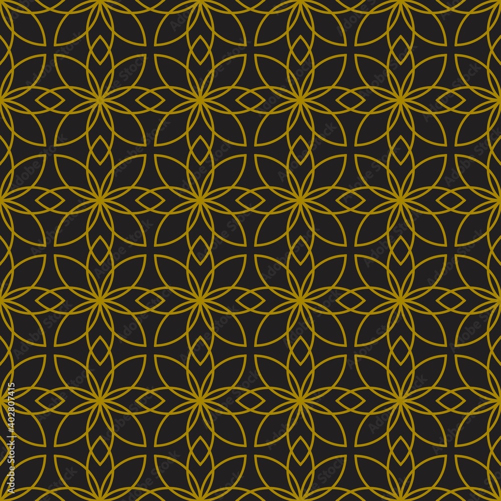 luxury geometric islamic concept seamless pattern vector graphic