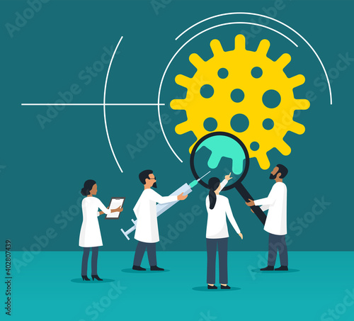 Vaccination research aimed at finding a cure
