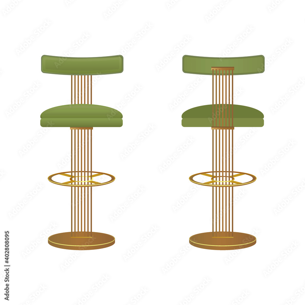 Bar chair. Modern cafe furniture Bar chair. Modern cafe furniture
